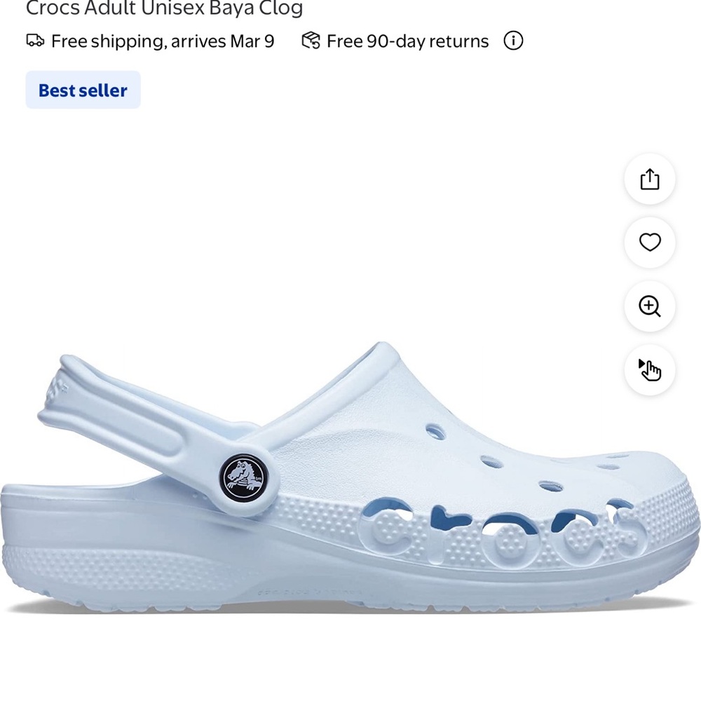 CROCS  Classic Clog in Pale Blue